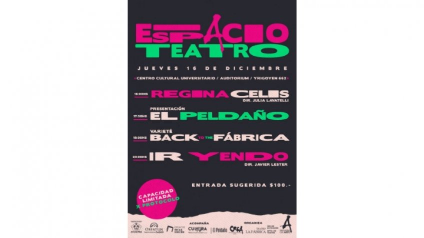 "Espacio Teatro": la muestra que celebra volver a escena